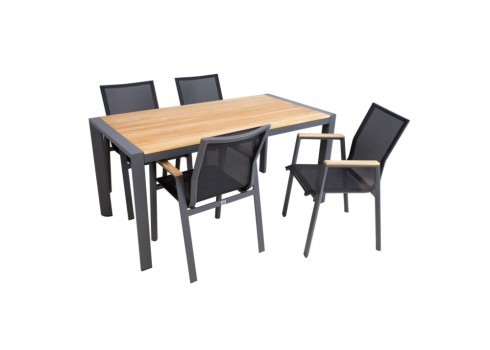 Aiamööblikomplekt TAMPERE laud ja 4 tool