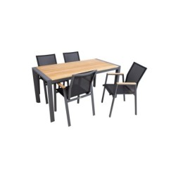 Aiamööblikomplekt TAMPERE laud ja 4 tool