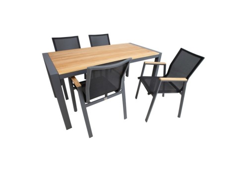 Aiamööblikomplekt TAMPERE laud ja 4 tool