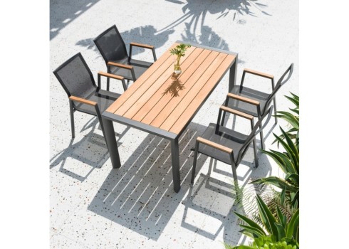 Aiamööblikomplekt TAMPERE laud ja 4 tool