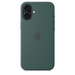 iPhone 16 Plus Silicone Case with MagSafe - Lake Green