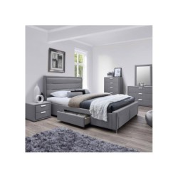 Voodi CAREN 160x200cm, madratsiga HARMONY TOP, hall