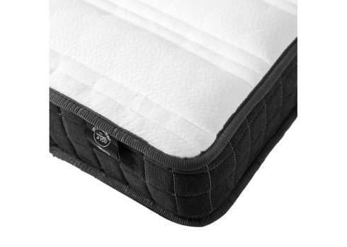 Voodi OSWALDO 90x200cm, madratsiga HARMONY UNO, plaatinahall