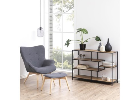 Riiul SEAFORD 114x35xH78cm, tamm