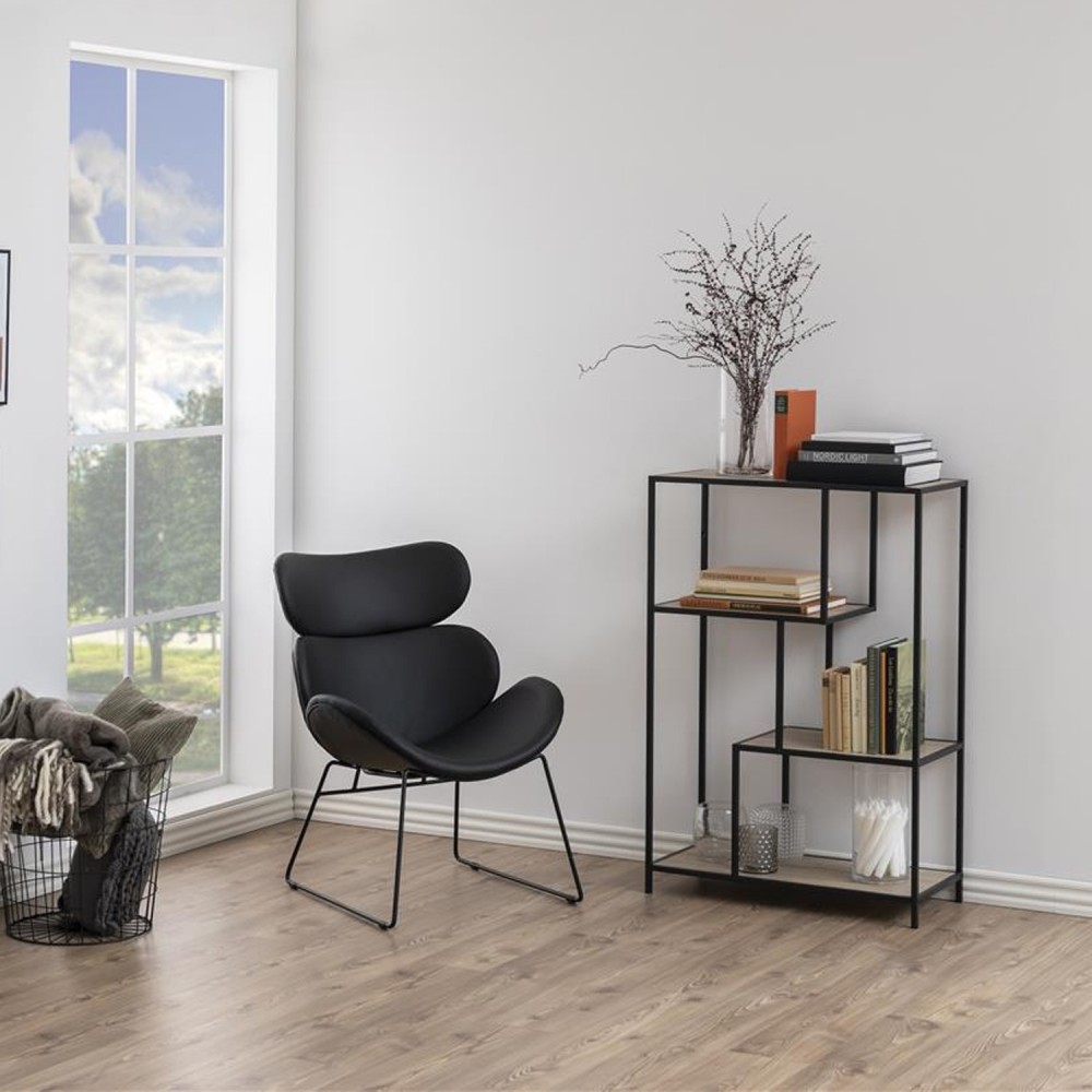 Riiul SEAFORD 77x35xH114cm, metsik tamm