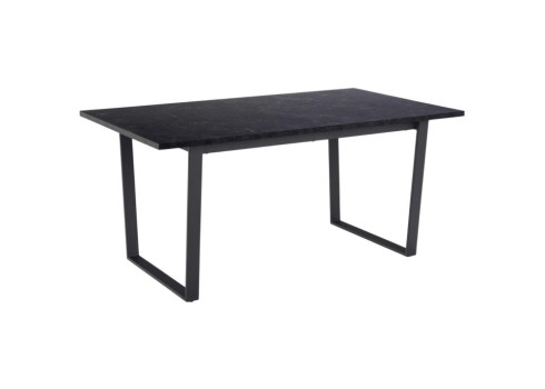 Söögilaud AMBLE 160x90xH74cm, must marmor