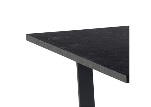 Söögilaud AMBLE 160x90xH74cm, must marmor