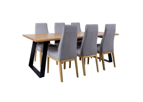 Söögilauakomplekt ROTTERDAM 6-tooliga