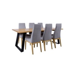 Söögilauakomplekt ROTTERDAM 6-tooliga