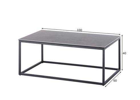 Diivanilaud VARNA antratsiit, mööbel, elutoamööbel, diivanilauad