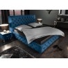 Voodi CHESTERFIELD sinine, magamistoamööbel voodid 180x200 voodi