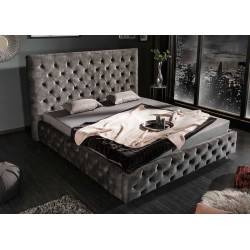 Voodi CHESTERFIELD hall, 160x200 cm, voodi 160x200cm, voodi, voodid, magamistoamööbel, mööbel, mööbli müük, mööblipood