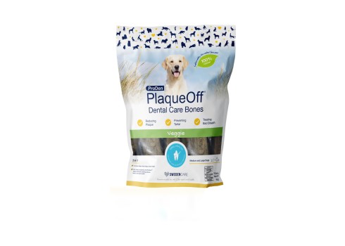 PlaqueOff Dental Bones Veggie 482g närimismaiused