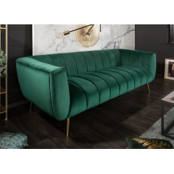 Diivan NOBLESSE smaragdroheline, 225x90xH80 cm