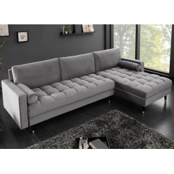 Nurgadiivan VELVET II hall, mööbel, elutoamööbel, nurgadiivanid