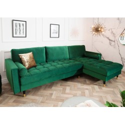 Nurgadiivan VELVET II roheline, mööbel, elutoamööbel, nurgadiivanid