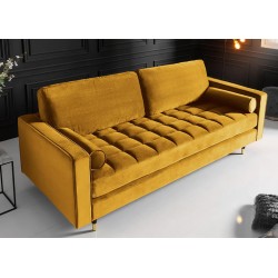 Diivan VELVET sinepikollane, mööbel, elutoamööbel, diivanid