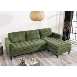 Nurgadiivan STOCKHOLM roheline, mööbel, elutoamööbel, diivanid, sohva