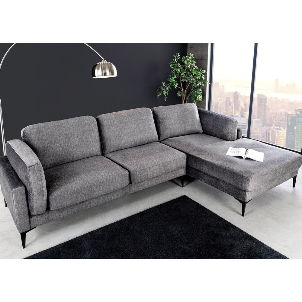 Nurgadiivan MANHATTAN hall, mööbel, elutoamööbel, diivanid, diivan