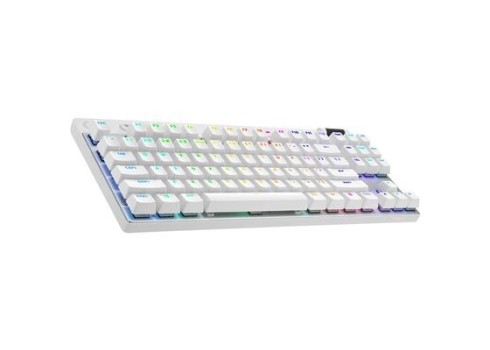 Klaviatuur Logitech Pro X TKL US W, valge