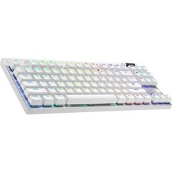 Klaviatuur Logitech Pro X TKL US W, valge