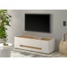 Tv-alus CITY valge / tamm, 140x45xH42 cm