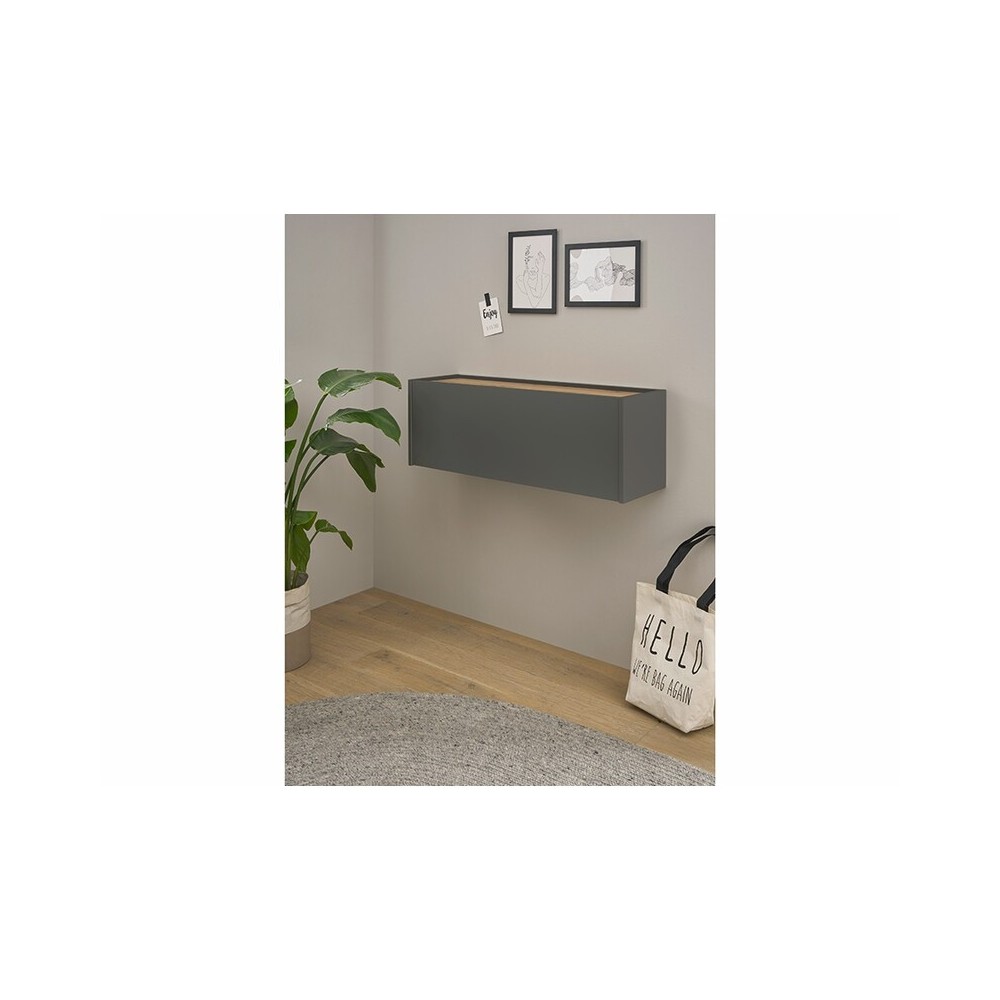 Sekretärkapp CITY antratsiit / tamm, mööbel, kontorimööbel, lauad