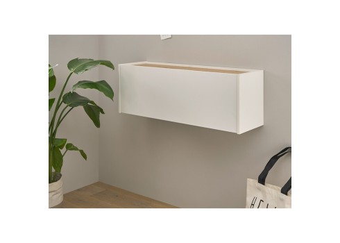 Sekretärkapp CITY valge / tamm, mööbel, kontorimööbel, kontorilaud