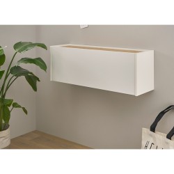 Sekretärkapp CITY valge / tamm, mööbel, kontorimööbel, kontorilaud