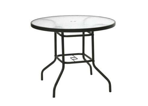 Aiamööblikomplekt DUBLIN laud ja 4 tooli, kuldpruun