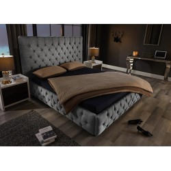 Voodi CHESTERFIELD hall, magamistoamööbel voodid 180x200 voodi