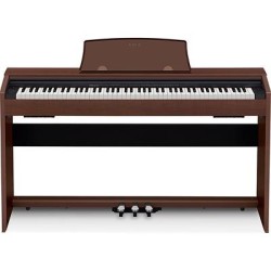 Digitaalne klaver Casio Privia, 88 klahvi, pedaalid, pruun
