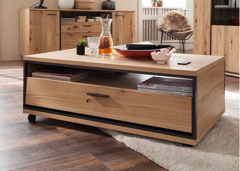 Diivanilaud CAMPINAS tamm Bianco, mööbel, elutoamööbel, diivanilauad