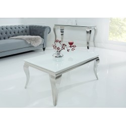 Diivanilaud MODERN BAROQUE valge, mööbel, elutoamööbel, kohvilaud