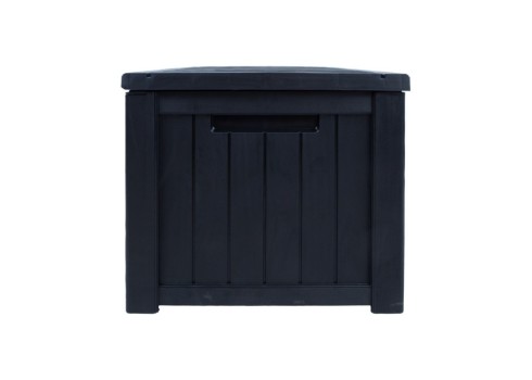 Säilituskast PRAIA 143x67,5x60,5cm-450L, must plastik