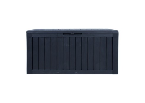 Säilituskast BOMM 117,5x47,5xH59cm-300L, must plastik