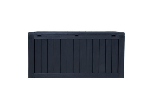 Säilituskast BOMM 117,5x47,5xH59cm-300L, must plastik