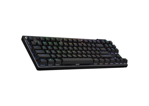 Klaviatuur Logitech Pro X TKL US W, must