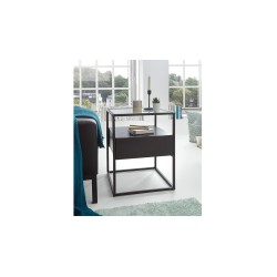 Diivanilaud EVORA must, mööbel, elutoamööbel, diivanilauad