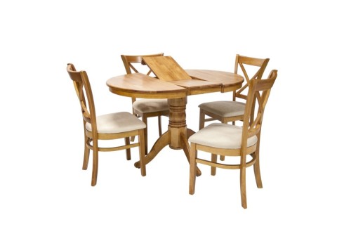 Söögilauakomplekt MIX & MATCH 4-tooliga