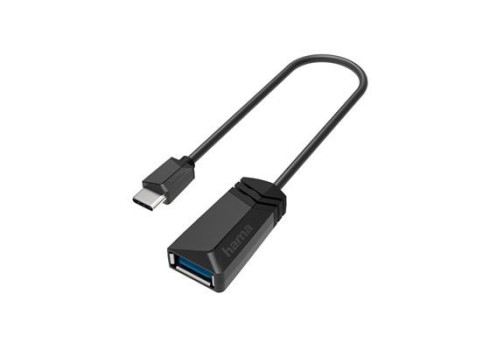 Adap. Hama USB-C pistik  USB 3.1 A pesa, 0,15m