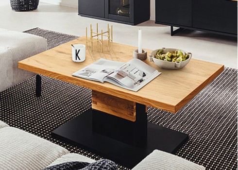Diivanilaud CESENA must / tamm, mööbel, elutoamööbel, lauad, laud