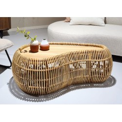 Diivanilaud GWEN helepruun, mööbel, elutoamööbel, lauad, kohvilaud