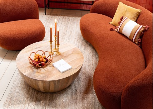 Diivanilaud CAMILLE naturaalne mööbel, elutoamööbel, abilaud, abilauad