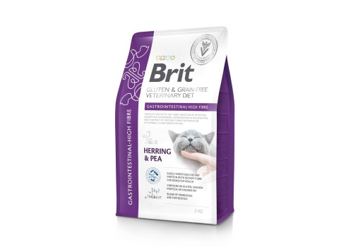 Brit Veterinary Diet Gastrointestinal - High Fibre erisööt kassidele 2kg