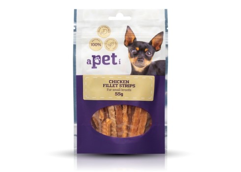 Apeti maius väikest tõugu koerale, kanafileeribad 55g