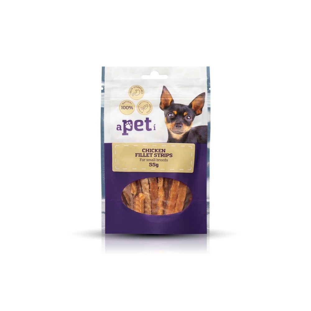 Apeti maius väikest tõugu koerale, kanafileeribad 55g