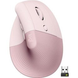 Juhtmata Hiir Logitech Lift Vertical Ergonomic, roosa