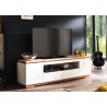 Tv-alus CHIARO valge / tamm, 202x40xH54 cm, mööbel, elutoamööbel