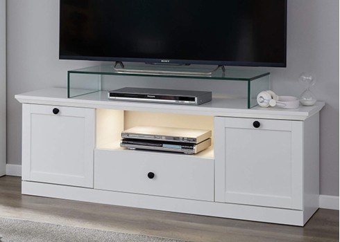 TV-alus BAXTER valge, tv-alused, telerialus, telerialused, mööbel